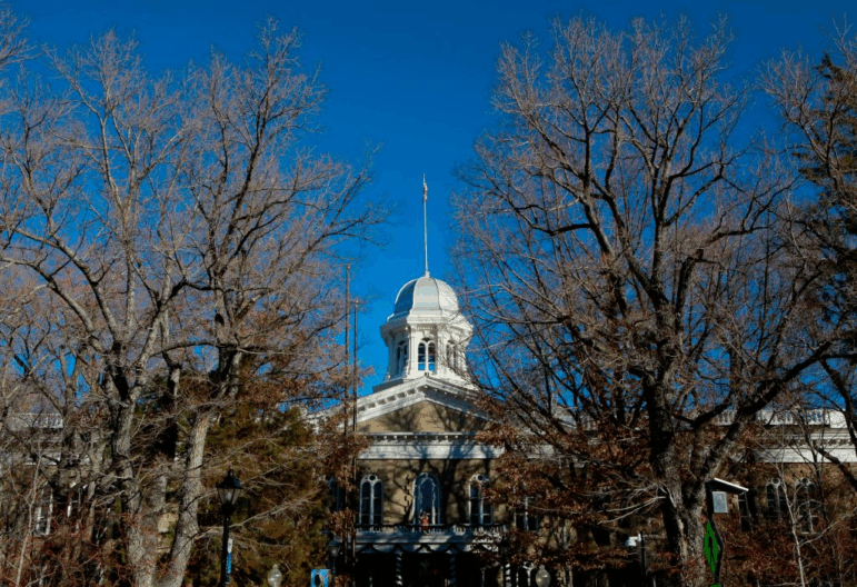 The Nevada State Capitol is seen on January 17, 2021, in Carson City, Nevada during a nationwide protest called by anti-government and far-right groups supporting US President Donald Trump and his claim of electoral fraud in the November 3 presidential election. - The FBI warned authorities in all 50 states to prepare for armed protests at state capitals in the days leading up to the January 20 presidential inauguration of President-elect Joe Biden. (Photo by Ronda Churchill / AFP) (Photo by RONDA CHURCHILL/AFP via Getty Images)