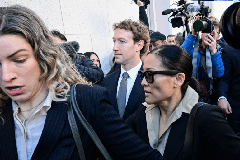 Meta CEO Mark Zuckerberg arrives at the Los Angeles Superior Court ahead of the social media trial tasked to determine whether social media giants deliberately designed their platforms to be addictive to children on Feb. 18, 2026. Zuckerberg is scheduled to testify Wednesday.