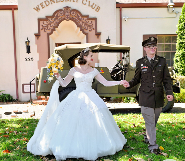 Sadie Webostad on her wedding day, May 25, 2025.