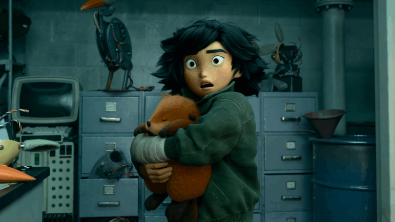 Piper Curda as Mabel in Hoppers.