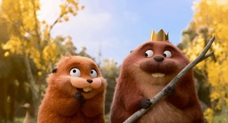 A young environmental activist becomes a beaver and integrates into a forest community in the Pixar film Hoppers.